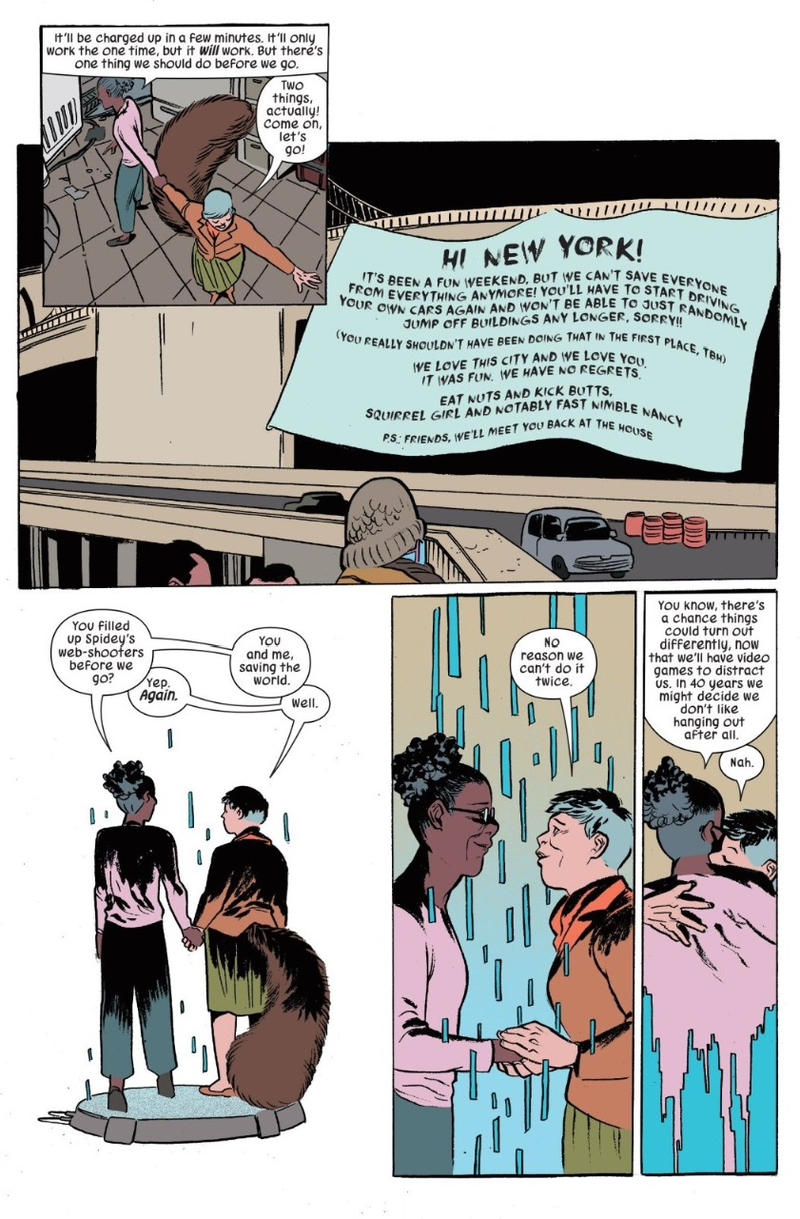 Illustration for article titled Erica Henderson's Last Issue of Unbeatable Squirrel Girl is Amazing and Sad